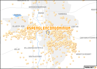 map of Aspen Glen Condominium