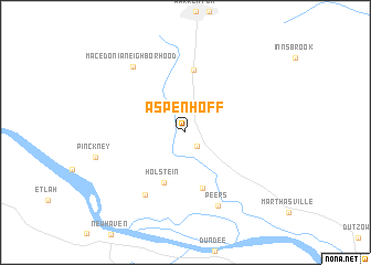 map of Aspenhoff