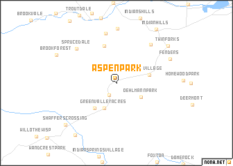 map of Aspen Park