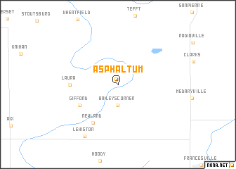 map of Asphaltum