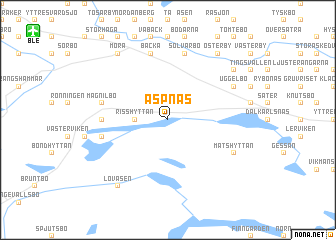 map of Aspnäs