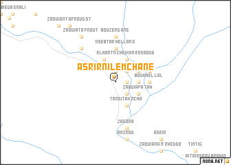 map of Asrir nʼIlemchane