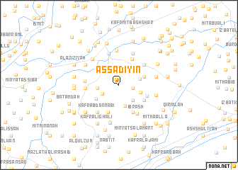 map of As Sa‘dīyīn