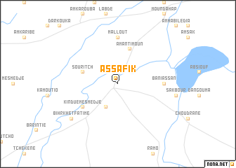 map of Assafik