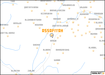 map of Aş Şāfīyah