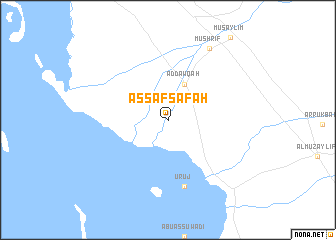 map of Aş Şafşāfah