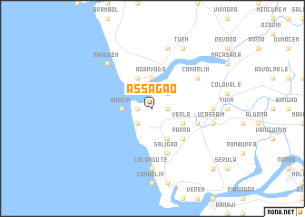 map of Assagao