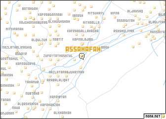map of Aş Şaḩāfah