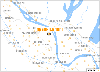 map of As Sāḩil Baḩrī