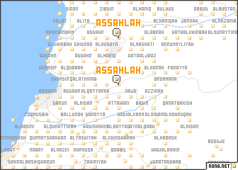 map of As Sahlah