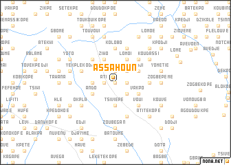 map of Assahoun