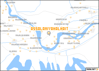 map of As Salamīyah al Ḩāʼiţ