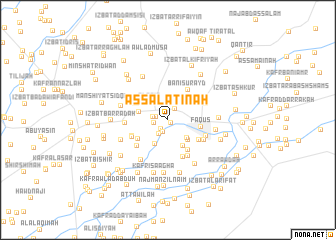 map of As Salāţinah