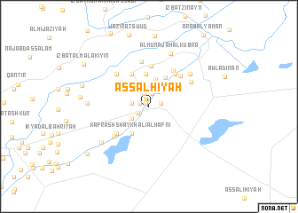 map of Aş Şālḩīyah