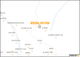 map of As Sālimīyah