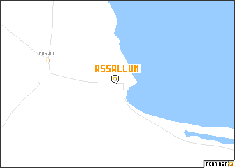 map of As Sallūm