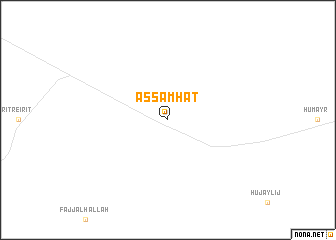 map of As Samḩāt