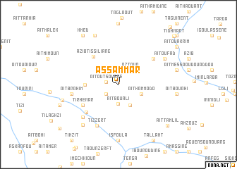 map of Assammar