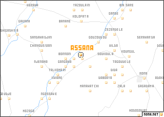 map of Assana