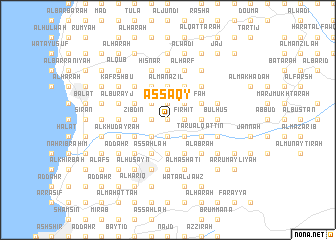 map of As Saqy