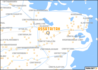 map of As Satāʼitah