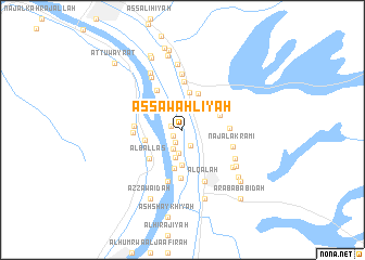 map of As Sawāḩlīyah