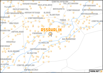 map of Aş Şawāliḩ