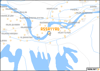 map of Aş Şayyād