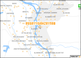 map of As Sayyidah Zaynab