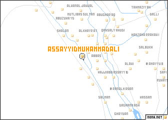 map of As Sayyid Muḩammad ‘Alī