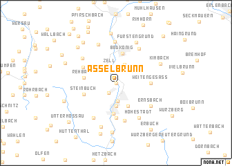 map of Asselbrunn