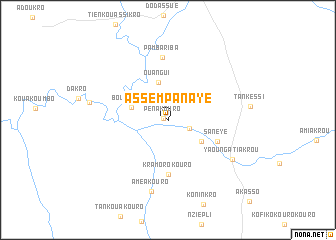 map of Assempanayé