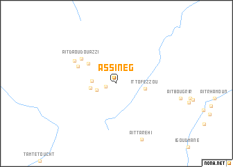 map of Assineg
