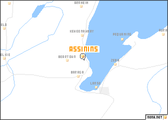 map of Assinins