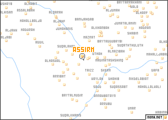 map of Aş Şirm