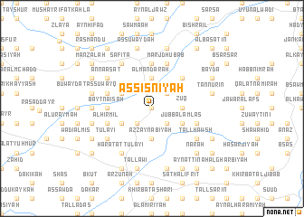 map of As Sīsnīyah