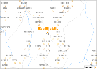 map of Assok-Seng