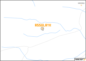 map of As Sulayk