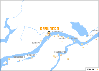 map of Assunção