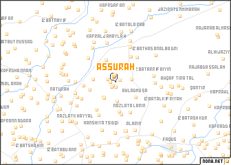 map of Aş Şūrah