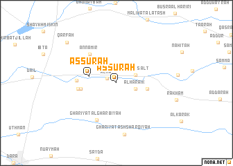 map of Aş Şūrah