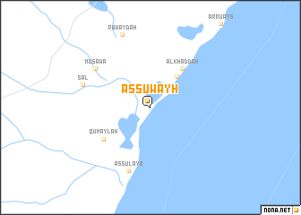 map of As Suwayḩ