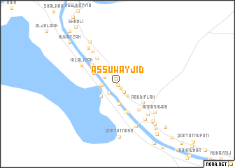 map of As Suwayjid