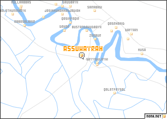 map of Aş Şuwayrah