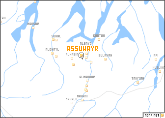 map of As Suwayr