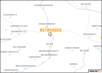 map of Astakhove