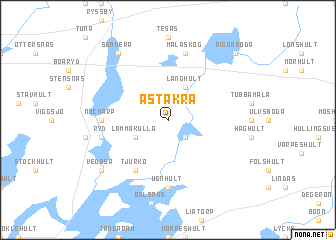 map of Åståkra