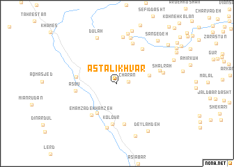 map of Asţalīkhvār