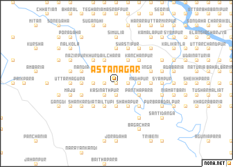 map of Āstānagar