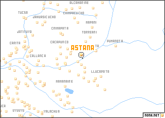 map of Astana